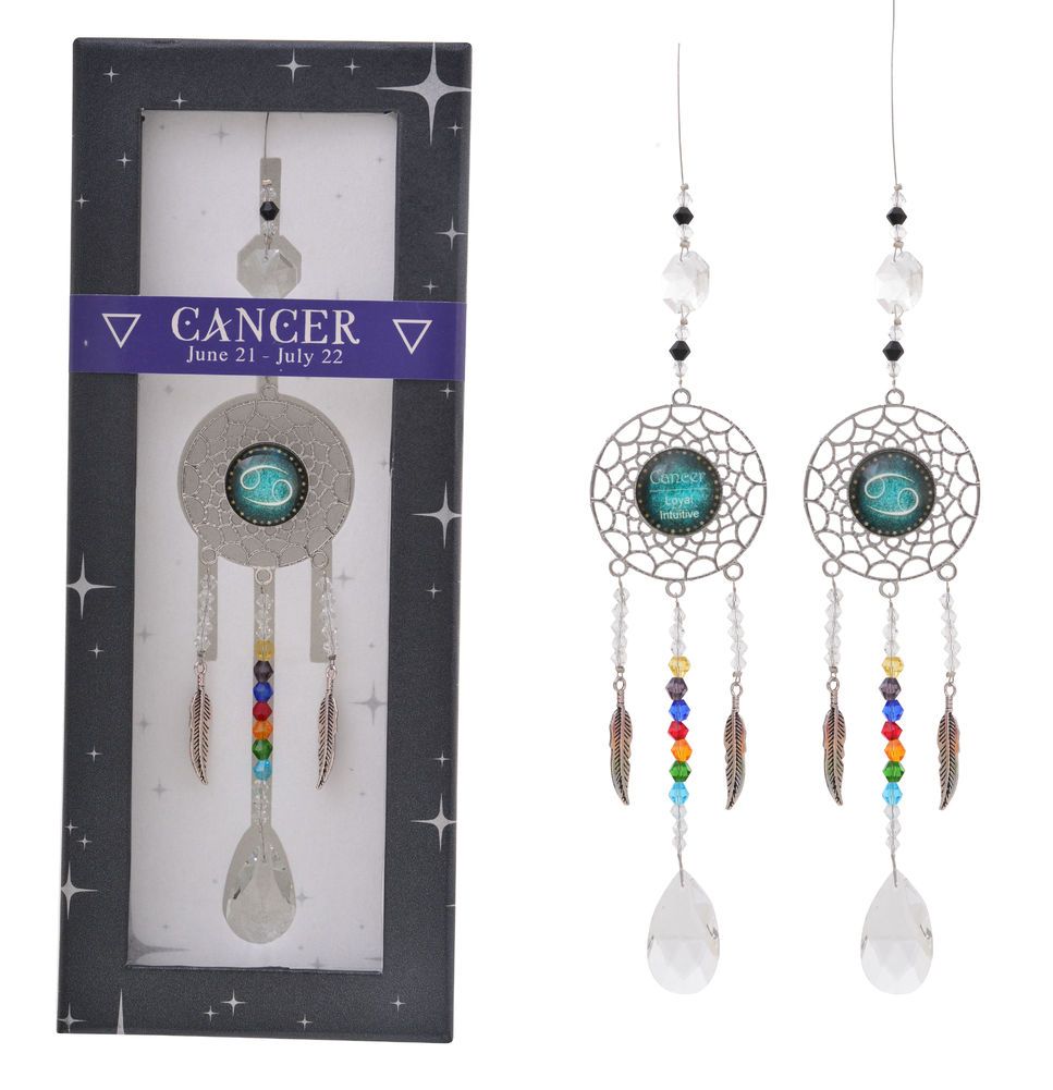 CANCER - Crystal Zodiac Suncatchers (June 21-July 22)