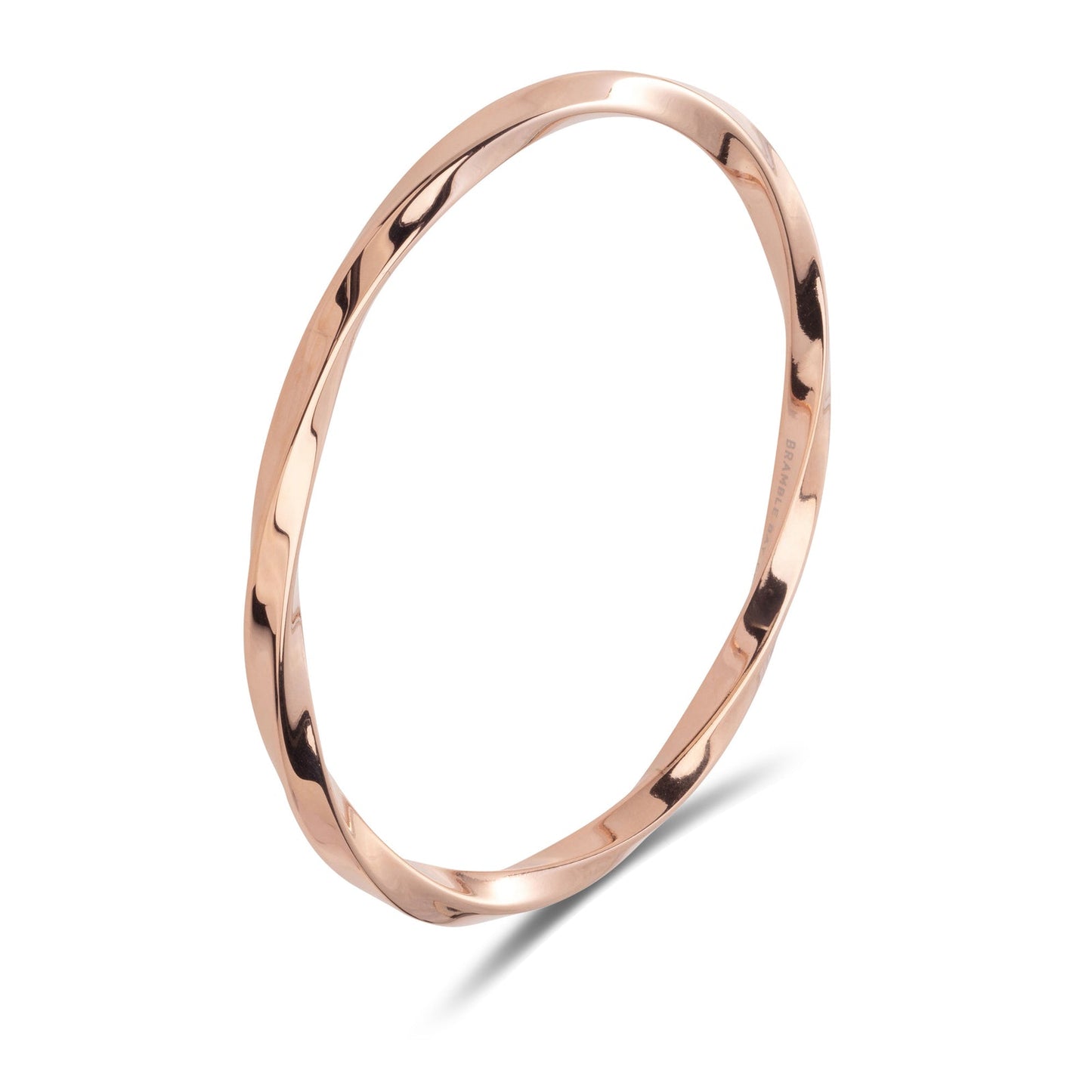 Vogue Bangle - Twist Rose Gold