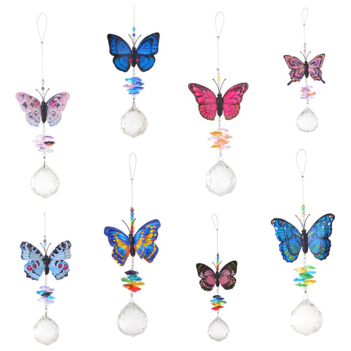 Eternity Butterfly Crystals Suncatchers