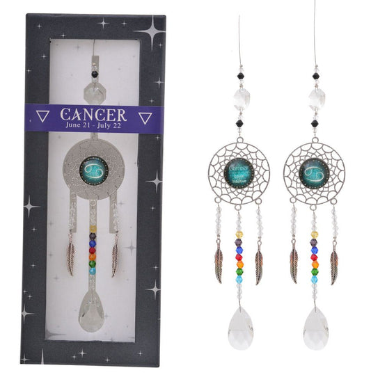 CANCER - Crystal Zodiac Suncatchers (June 21-July 22)