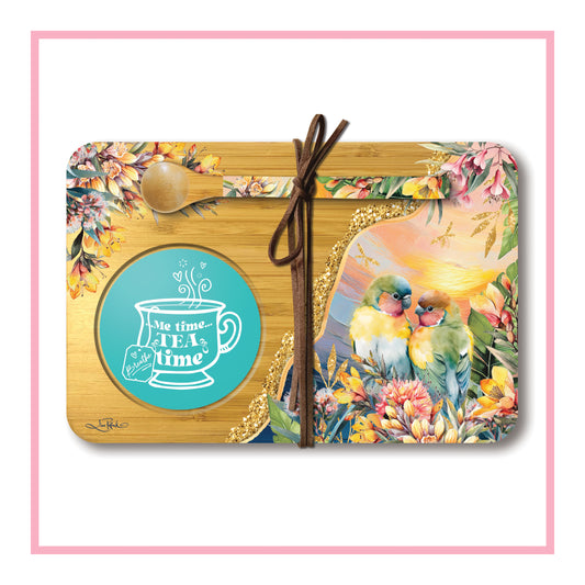 Tea time Tray - Love Birds
