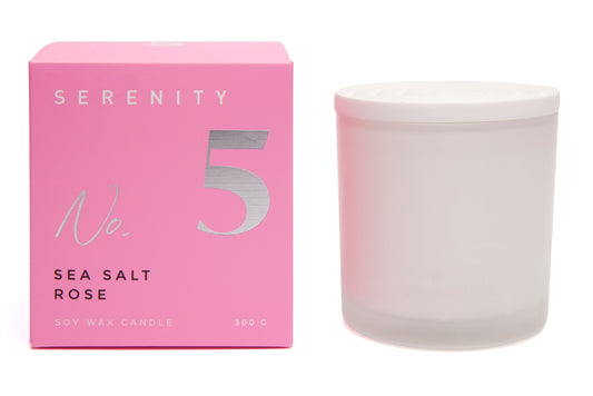 Serenity Signature 300g Candle - Sea Salt Rose